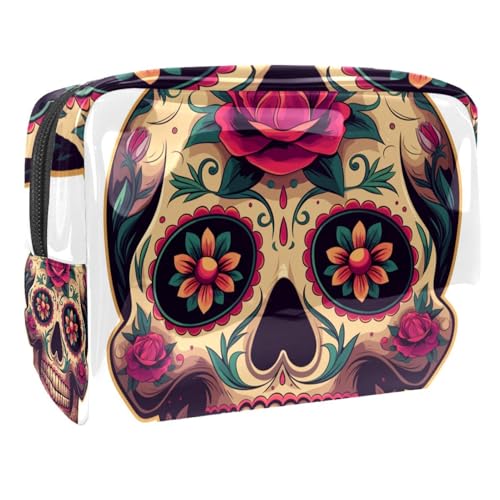 Kosmetiktaschen Für Frauen Schwäne Liebe Mit Rotem Herz Schminkkoffer Reisetasche Kosmetiktasche Organizer 18.5x7.5x13cm von EJFICAHG