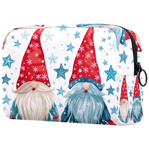 Kosmetiktaschen Für Frauen Weihnachten Sterne Hintergrund Schminkkoffer Reisetasche Kosmetiktasche Organizer von EJFICAHG