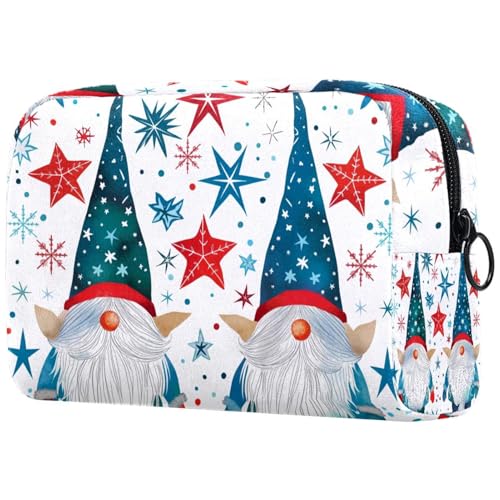 Kosmetiktaschen Für Frauen Weihnachten Sterne Hintergrund Schminkkoffer Reisetasche Kosmetiktasche Organizer von EJFICAHG