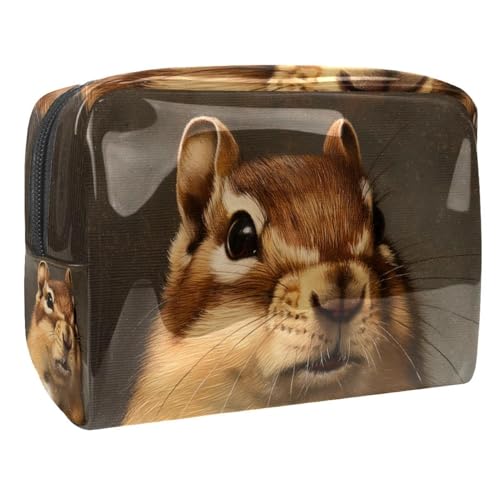 Kosmetiktaschen Für Frauen Weihnachten Weihnachtsmann Und Schneeflocken Muster Schminkkoffer Reisetasche Kosmetiktasche Organizer 18.5x7.5x13cm von EJFICAHG