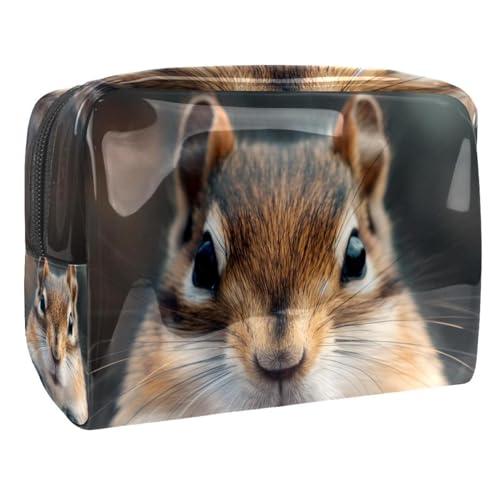 Kosmetiktaschen Für Frauen Weihnachten Weihnachtsmann Und Schneeflocken Muster Schminkkoffer Reisetasche Kosmetiktasche Organizer 18.5x7.5x13cm von EJFICAHG