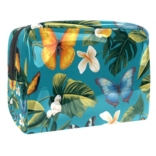 Kosmetiktaschen Für Frauen Weihnachts-Muster Schminkkoffer Reisetasche Kosmetiktasche Organizer 18.5x7.5x13cm von EJFICAHG