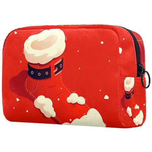Kosmetiktaschen Für Frauen Weihnachtsmann Gürtel Schminkkoffer Reisetasche Kosmetiktasche Organizer Kosmetiktaschen Für Frauen Weihnachtsmann Gürtel Schminkkoffer Reisetasche Kosmetiktasche Organizer von EJFICAHG
