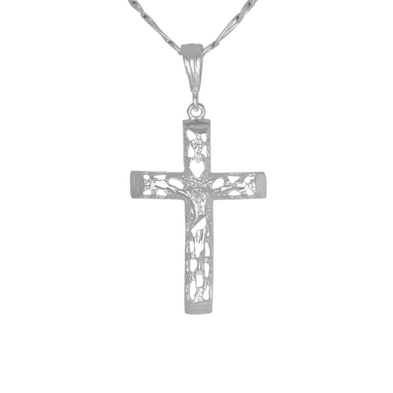 Christian Kruzifix Kreuz Diamant Geschnitten Charm Anhänger Halskette Sterling Silber 925 | Hergestellt in Usa Christian Kruzifix Kreuz Diamant Geschnitten Charm Anhänger Halskette Sterling Silber 925 | Hergestellt in Usa von EJewelryPlus