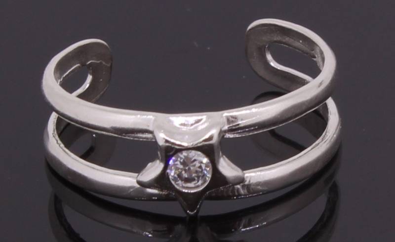 Einstellbare Silberring Mit Zirkonia Einstellbare Silberring Mit Zirkonia von EJewelryPlus