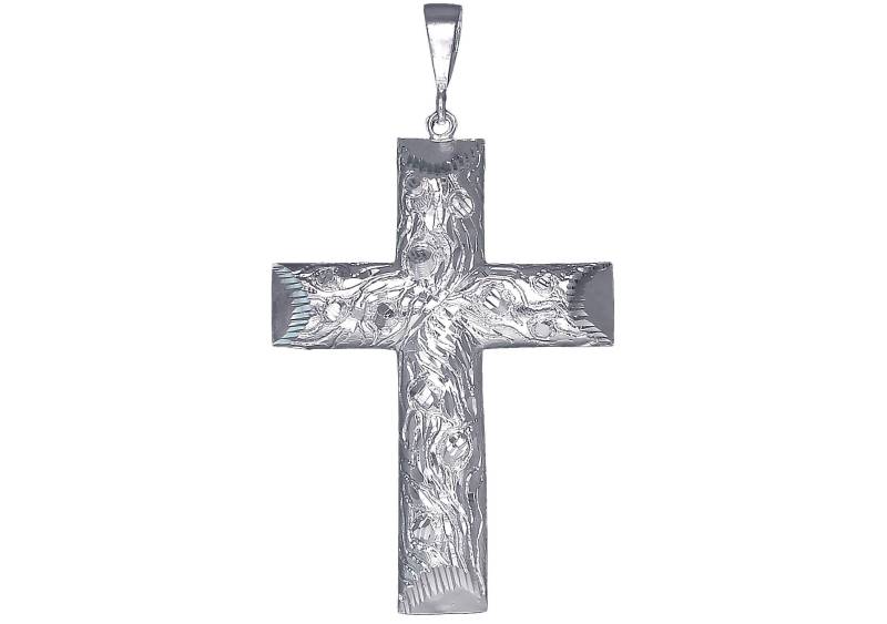 Große Silber-Baum-Design Zu Überqueren, Ohne Jesus Halskette 4, 2 Zoll 27 Gramm Mit Schnitt Diamant-Finish Und 24-Zoll-Figaro-Kette Große Silber-Baum-Design Zu Überqueren, Ohne Jesus Halskette 4, 2 Zoll 27 Gramm Mit Schnitt Diamant-Finish Und 24-Zoll-Figaro-Kette von EJewelryPlus