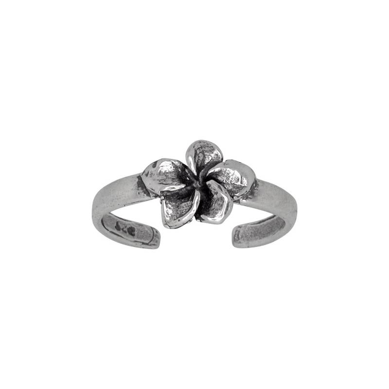 Sterling Silber .925 Blumen-Design, Stilvolle Zehenring Größe Verstellbar | Hergestellt in Den Usa von EJewelryPlus