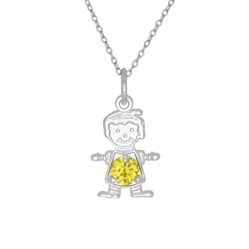 Sterling Silber 925 Glückliches Baby Boy Mit Geburtsstein November/Citrin, Zirkonia Stein. Charm Anhänger Halskette | Hergestellt in Usa Sterling Silber 925 Glückliches Baby Boy Mit Geburtsstein November/Citrin, Zirkonia Stein. Charm Anhänger Halskette | Hergestellt in Usa von EJewelryPlus