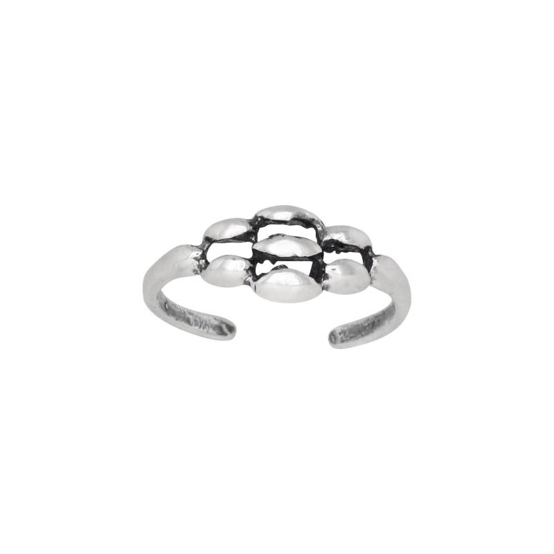 Sterling Silber 925 Verworrenen Steine Toe Ring Größenverstellbar | Hergestellt in Usa von EJewelryPlus