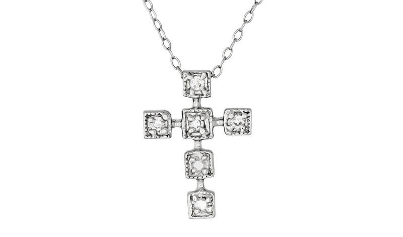 Sterlingsilber.925 Kreuz Anhänger Mit Zirkonia | Cz Steine Halskette | Hergestellt in Usa Sterlingsilber.925 Kreuz Anhänger Mit Zirkonia | Cz Steine Halskette | Hergestellt in Usa von EJewelryPlus