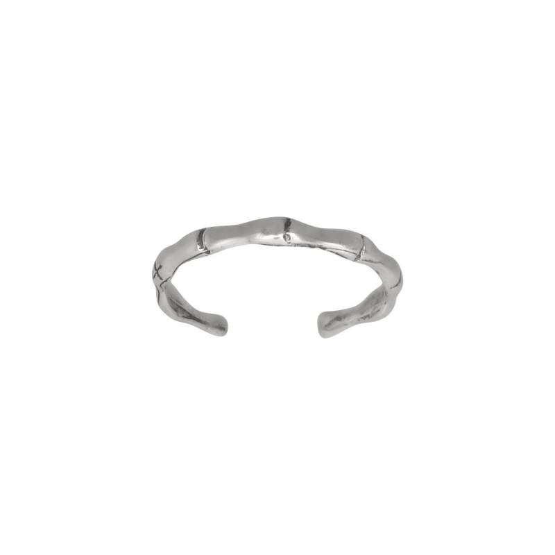 sterling Silber 925 Bambus Zehenring Größenverstellbar | Hergestellt in Usa von EJewelryPlus