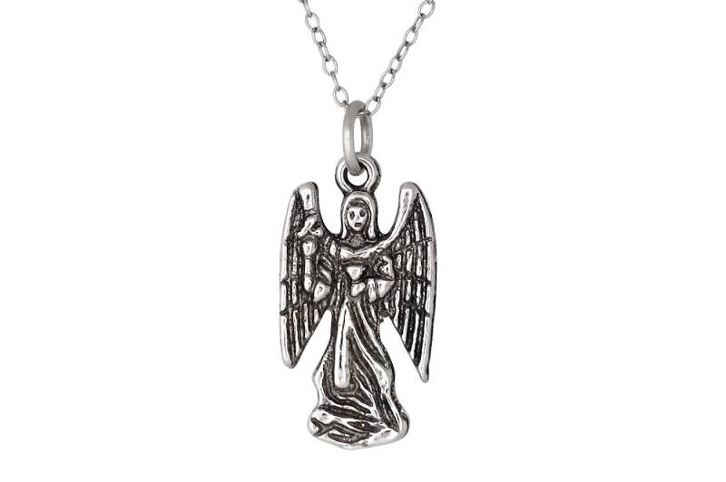 sterling Silber 925 Erzengel Zadquiel, Zadkiel, Engel Der Freiheit, Charm Anhänger, Oxidiert | Hergestellt in Usa von EJewelryPlus