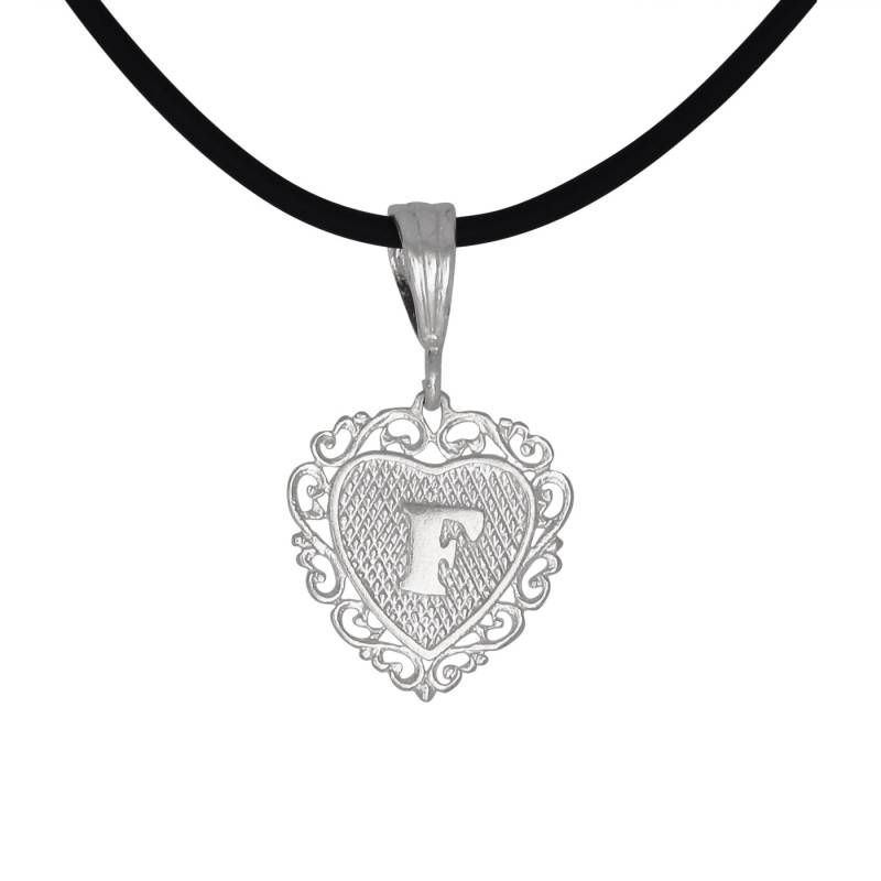 sterling Silber 925 "F" Initial Herzförmigen Anhänger | Hergestellt in Usa sterling Silber 925 "F" Initial Herzförmigen Anhänger | Hergestellt in Usa von EJewelryPlus
