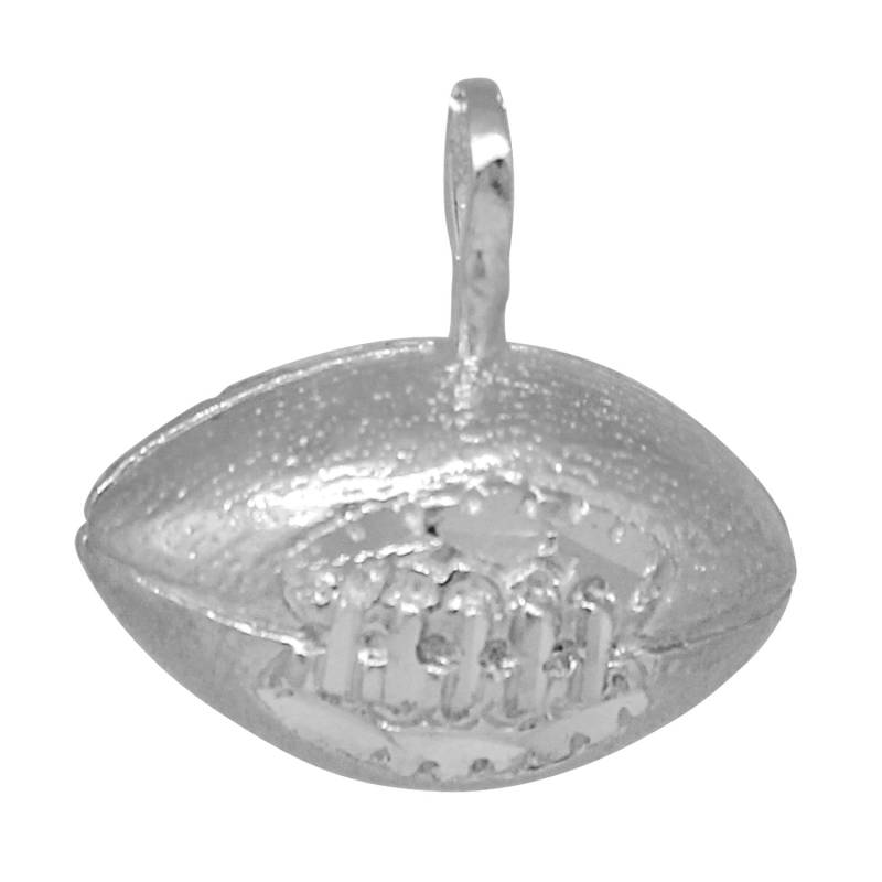 sterling Silber 925 Fußball Anhänger Charm Sport American von EJewelryPlus