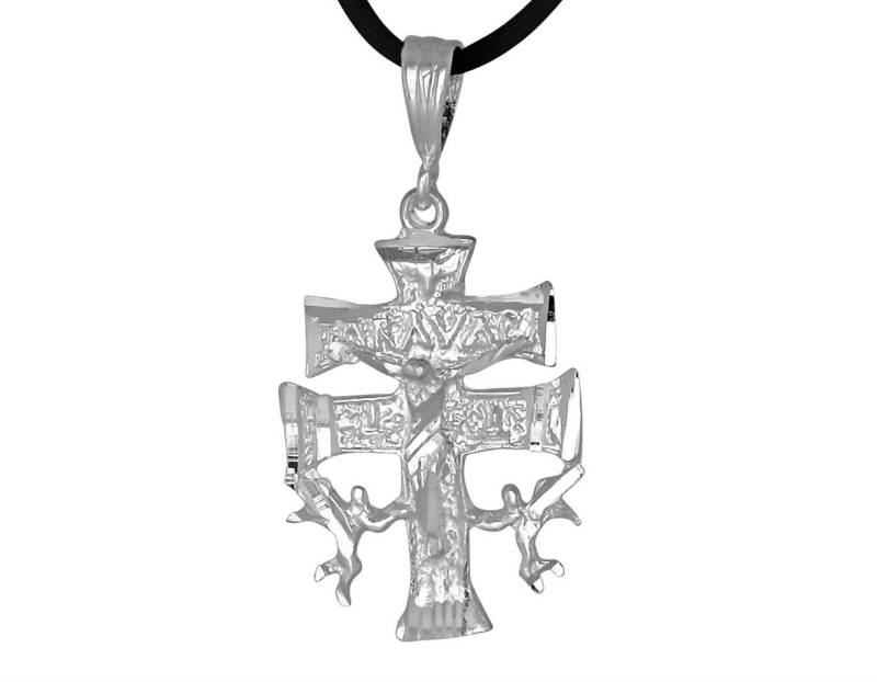 sterling Silber 925 Kruzifix Caravaca Kreuz Diamantschliff Charmehalskette | Hergestellt in Usa sterling Silber 925 Kruzifix Caravaca Kreuz Diamantschliff Charmehalskette | Hergestellt in Usa von EJewelryPlus