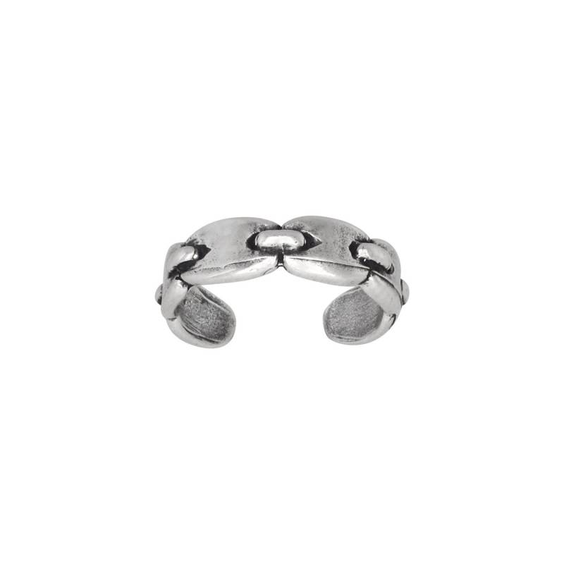 sterling Silber 925 Link Toe Ring Größenverstellbar | Hergestellt in Usa von EJewelryPlus