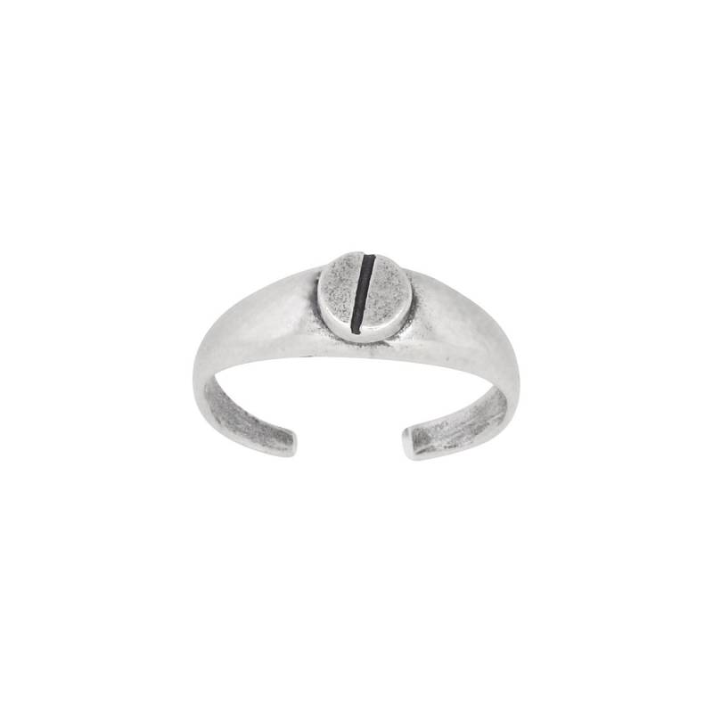 sterling Silber 925 Schraube Kopf Design Zehenring Größenverstellbar | Hergestellt in Usa von EJewelryPlus