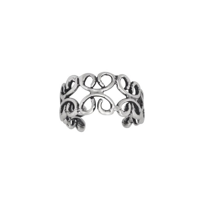sterling Silber 925 Wirework Zehenring Größenverstellbar | Hergestellt in Usa von EJewelryPlus