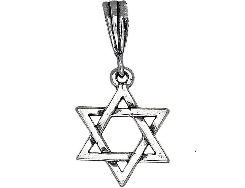sterling Silber Davidstern Anhänger Halskette 1, 6 Zoll Gramm Mit Antikfinish Oxidiert Und 18-Zoll-Kette sterling Silber Davidstern Anhänger Halskette 1, 6 Zoll Gramm Mit Antikfinish Oxidiert Und 18-Zoll-Kette von EJewelryPlus