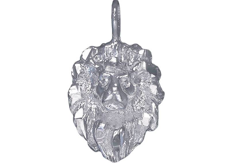 sterling Silber Löwe Charm Halskette 0, 9 Zoll 1, 7 Gramm Mit Schnitt Diamant-Finish Und 24-Zoll-Figaro-Kette sterling Silber Löwe Charm Halskette 0, 9 Zoll 1, 7 Gramm Mit Schnitt Diamant-Finish Und 24-Zoll-Figaro-Kette von EJewelryPlus