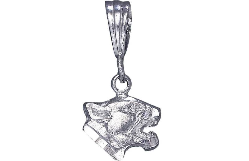 sterling Silber Panther Charm Anhänger Halskette 24 Mm 1 Gramm Mit Diamond Cut Finish Und 18-Zoll-Rolo-Kette von EJewelryPlus