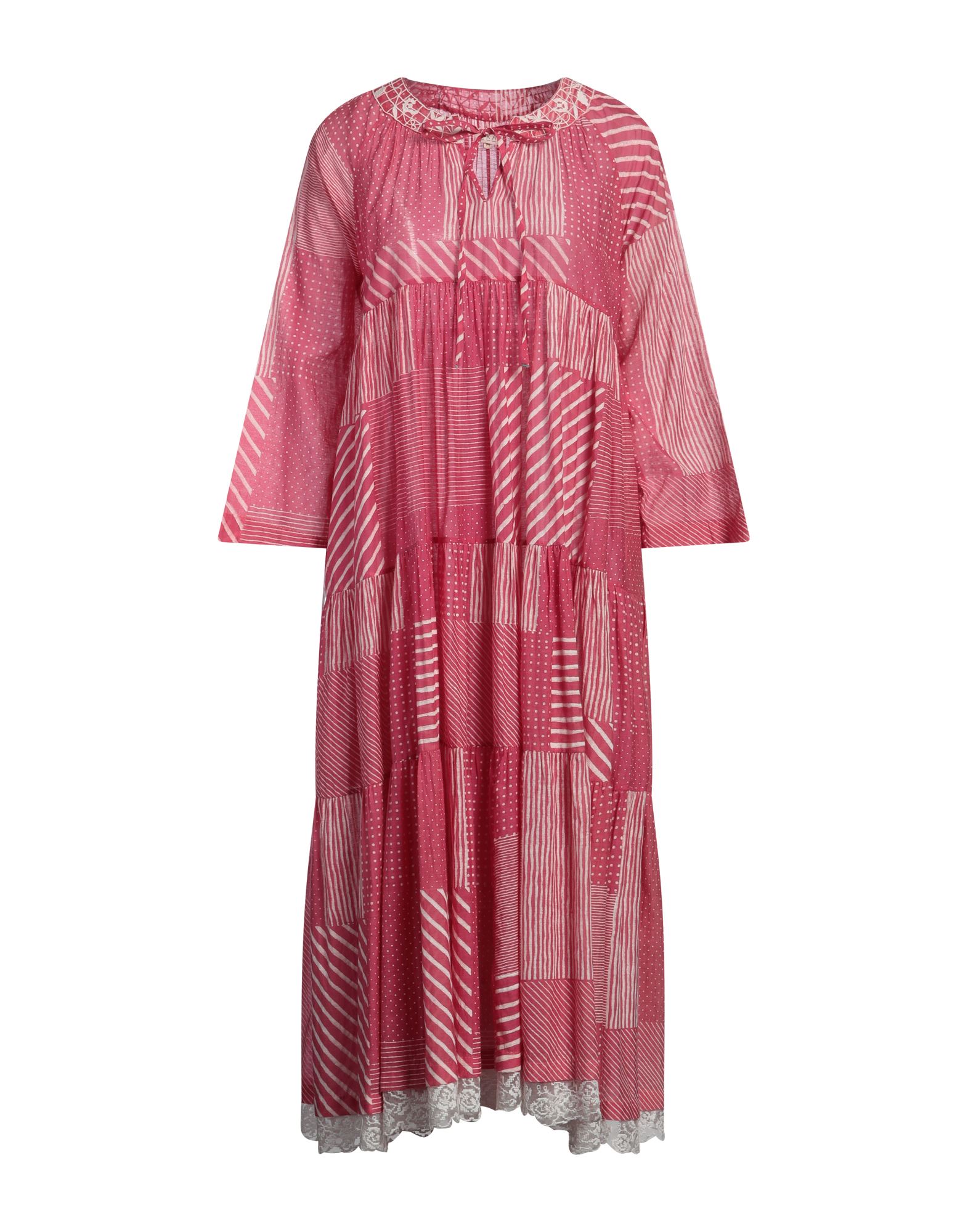EKA Midi-kleid Damen Fuchsia EKA Midi-kleid Damen Fuchsia von EKA
