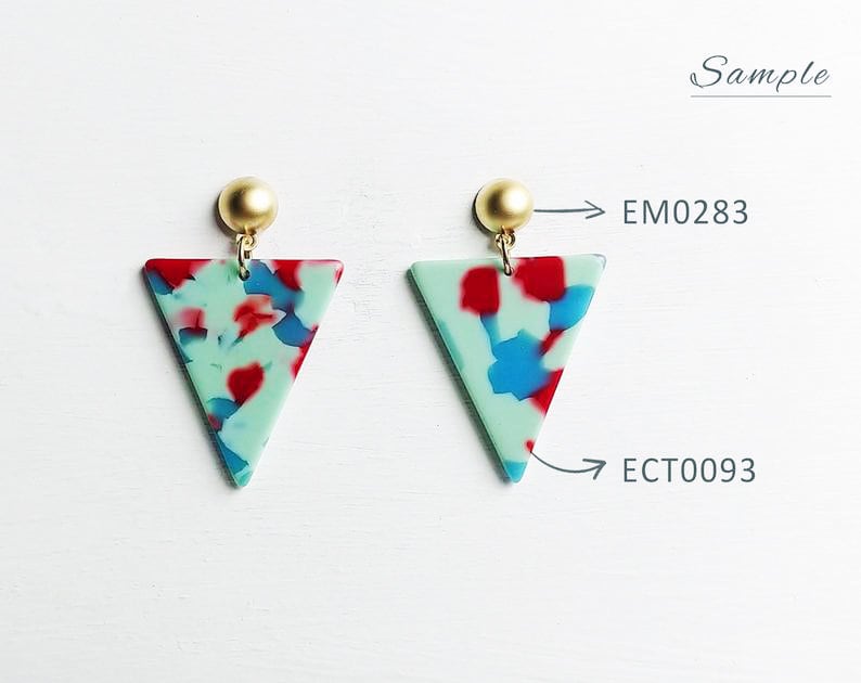 Schmuckherstellung - Dreieck Ohrring Em0283, Ect0093 von EKKLENsupply