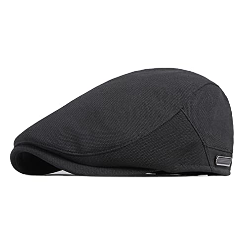 EKMTBJXY Herren Schiebermütze Flatcap Barett Newsboy Cap Schirmmütze Einstellbare Driving Cabbie Gatsby Jagd Kappen Baskenmütze von EKMTBJXY