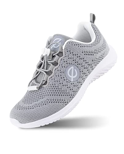 EKO FIT Walker - Superbequemer Casual Walking Sneaker mit Memory Foam - GRAU 38 von EKO FIT