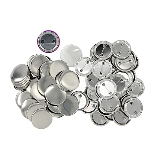 Buttonmaschine 500 Sets Blank Button Making Supplies Acryl Design Button Badge Clear Button Pin Badges Kit for DIY Bastelbedarf Button Maker Zubehör(56mm) von EKOUQIN