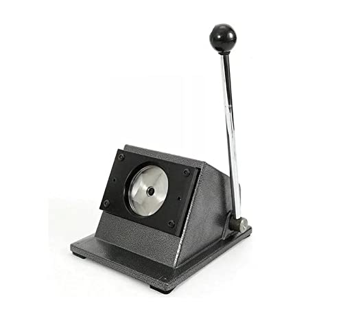 Buttonmaschine Abzeichen Presse Maschine Kreisschneider DIY Papier CuttingButton Abzeichen Presse Locher Presse Kreis Form Cutter Maschine Button Maker Zubehör(32mm Badge machine) von EKOUQIN