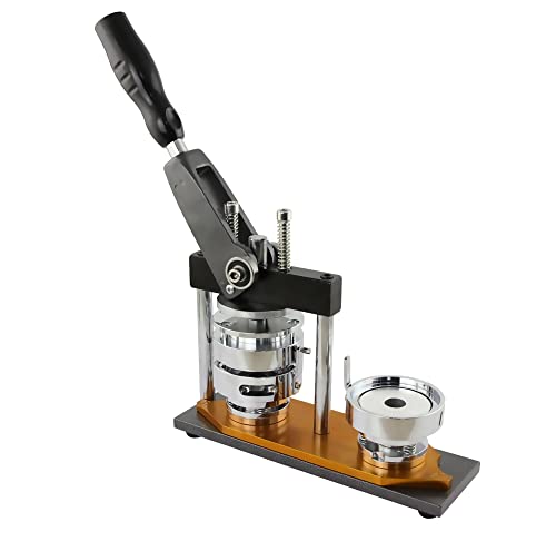Buttonmaschine Austauschbare Größe Formabzeichenherstellungsmaschine DIY Shaking Head Button Maker for Bastelbedarf for Kinder Button Maker Zubehör von EKOUQIN