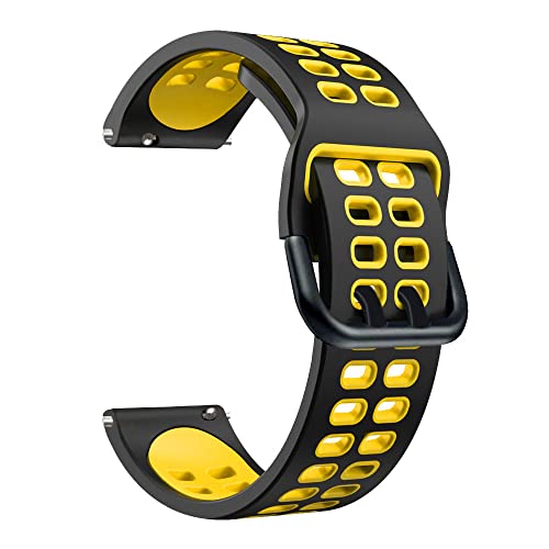 EKSIL 20 x 22 mm Smartwatch-Uhrenarmband für Garmin Venu 2 Plus 2Plus SQ/Vivoactive 3 4, Silikonarmband, Forerunner 245M 645 Gürtel, 22mm For Forerunner 745, Achat von EKSIL
