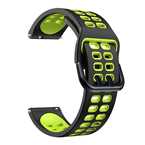 EKSIL 20 x 22 mm Smartwatch-Uhrenarmband für Garmin Venu 2 Plus 2Plus SQ/Vivoactive 3 4, Silikonarmband, Forerunner 245M 645 Gürtel, For Venu 2 Plus, Achat von EKSIL