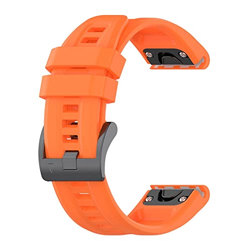 EKSIL 26 22 20 mm Armband für Garmin Fenix 7X 7 7S Pro 5X 5 5S 6X 6 6S 3HR Einfache Passform Schnellverschluss Sport Silikon Uhrenarmband, 22mm For Fenix 7, Achat von EKSIL