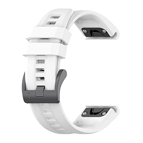 EKSIL 26 22 20 mm Armband für Garmin Fenix 7X 7 7S Pro 5X 5 5S 6X 6 6S 3HR Einfache Passform Schnellverschluss Sport Silikon Uhrenarmband, 26mm For Fenix 6X Pro, Achat von EKSIL