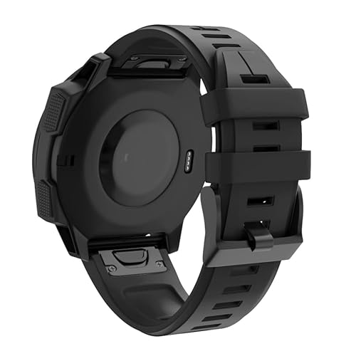 EKSIL 26 mm Schnellverschluss-Armband für Garmin Fenix 6X Pro 3HR 5X 5S 6S Pro/Fenix7 7X 22 mm, Silikonband für Forerunner 935 945 Uhrenarmband, 26mm Fenix 3 HR 5X, Achat von EKSIL