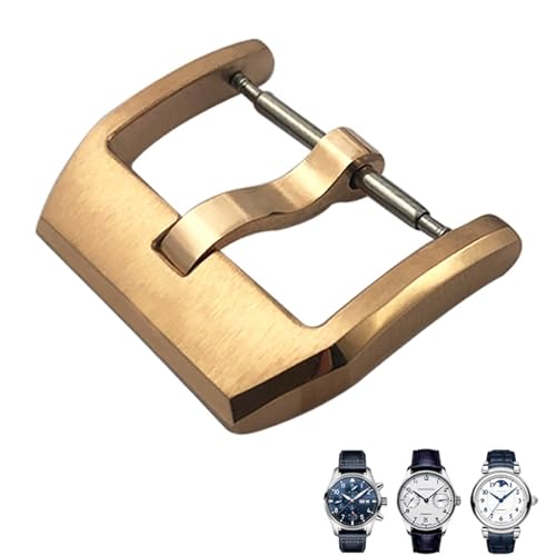 EKSIL Faltschließe aus 316L-Edelstahl, 18 mm, für IWC Spitfire Lederarmband, 18 mm, Achat von EKSIL