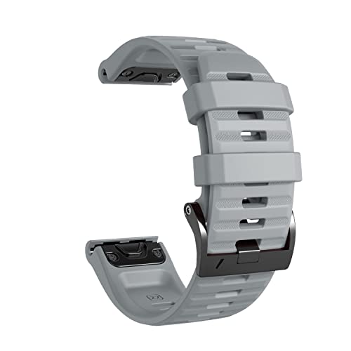 EKSIL Schnellverschluss-Uhrenarmband für Garmin Fenix 7, 7X, 5, 5X, Plus, 6, 6X, Pro, Silikon, Easyfit, Epix/Tactix 7 Pro, 26 mm, 22 mm, 22mm For Fenix 6 6Pro, Achat von EKSIL