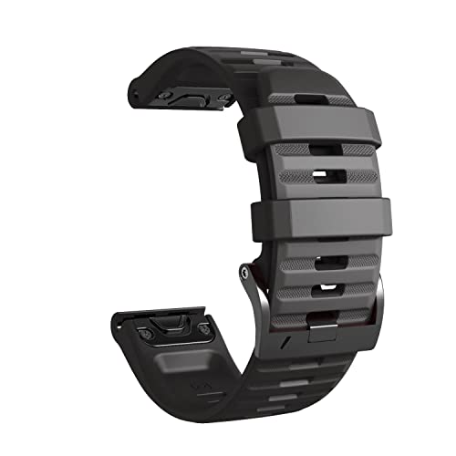 EKSIL Schnellverschluss-Uhrenarmband für Garmin Fenix 7, 7X, 5, 5X, Plus, 6, 6X, Pro, Silikon, Easyfit, Epix/Tactix 7 Pro, 26 mm, 22 mm, QuickFit 26mm, Achat von EKSIL