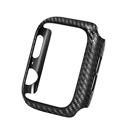 EKSIL Schutzhülle für Apple Watch, dünne Karbonfaser, Rahmenkanten, Hartschale, 38 mm, 40 mm, 42 mm, 44 mm, 41 mm, 45 mm, Rahmenkanten, 45 mm, Achat von EKSIL