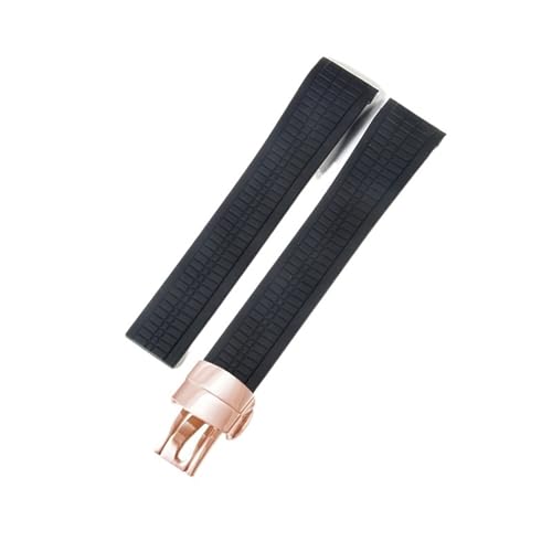 EKSIL Silikon-Uhrenarmband für Patek Philippe, Silikon-Uhrenarmband für Herren, Granate 5164 5167, original, schwarz, Sportarmband, Gummi, 21 mm, 21 mm, Achat von EKSIL