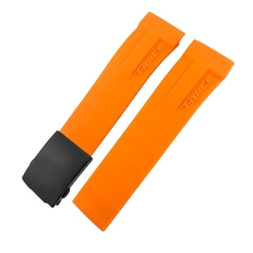 EKSIL Uhrenarmband aus Naturkautschuk, passend für Tissot T048.417/T048.427 T-RACE T048, weiches Sport-Silikon-Uhrenarmband, Faltschließe, 20 mm, Achat EKSIL Uhrenarmband aus Naturkautschuk, passend für Tissot T048.417/T048.427 T-RACE T048, weiches Sport-Silikon-Uhrenarmband, Faltschließe, 20 mm, Achat von EKSIL