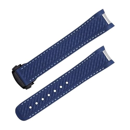 EKSIL Uhrenarmband für Omega-Armband Aqua Terra 150 M AT150, ultraleicht, Worldtimer, 43 mm, 41 mm Faltschließe, 20 mm / 21 mm, 20 mm, Achat von EKSIL