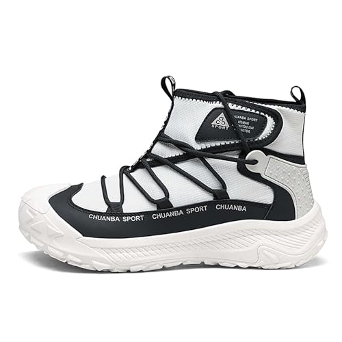 EKSMA Herren-Arbeitsschuhe mit hoher Zehenpartie aus Verbundwerkstoff, leichte Freizeitschuhe for den Außenbereich, Bequeme Wanderschuhe(Gray,EU 40) von EKSMA