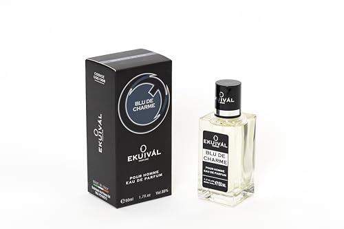 Ekuival Blu de Charme Herrenduft Eau de Parfum 50 ml, 008 Inspiriert von den großen Düften von EKUIVÀL PARFUME