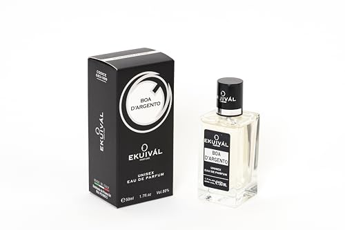 Ekuival Boa Silber Unisex Eau de Parfum 50 ml 099 Inspiriert von den großen Düften von EKUIVÀL PARFUME