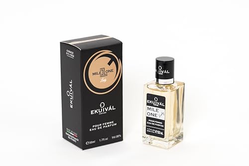 Ekuival Mile One Lady Damenduft Eau de Parfum 50 ml, 034 Inspiriert von den großen Düften von EKUIVÀL PARFUME