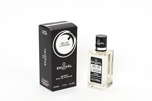 Ekuival Sel de l'ocean Unisex Eau de Parfum 50 ml, 068 Inspiriert von den großen Düften von EKUIVÀL PARFUME