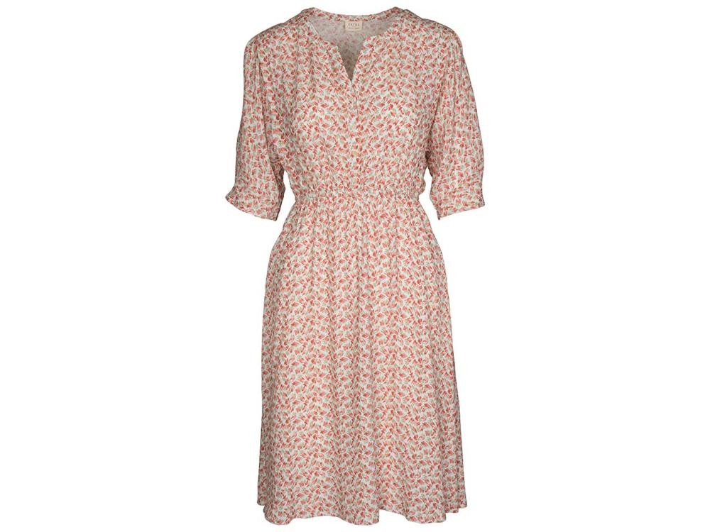 EKYOG Midikleid EKYOG Bio-Damen-Midi-Kleid 'PIGALLE' mit halber Kn von EKYOG